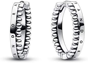 Argolas Clássicas com Textura de Bolinhas inclui caixa