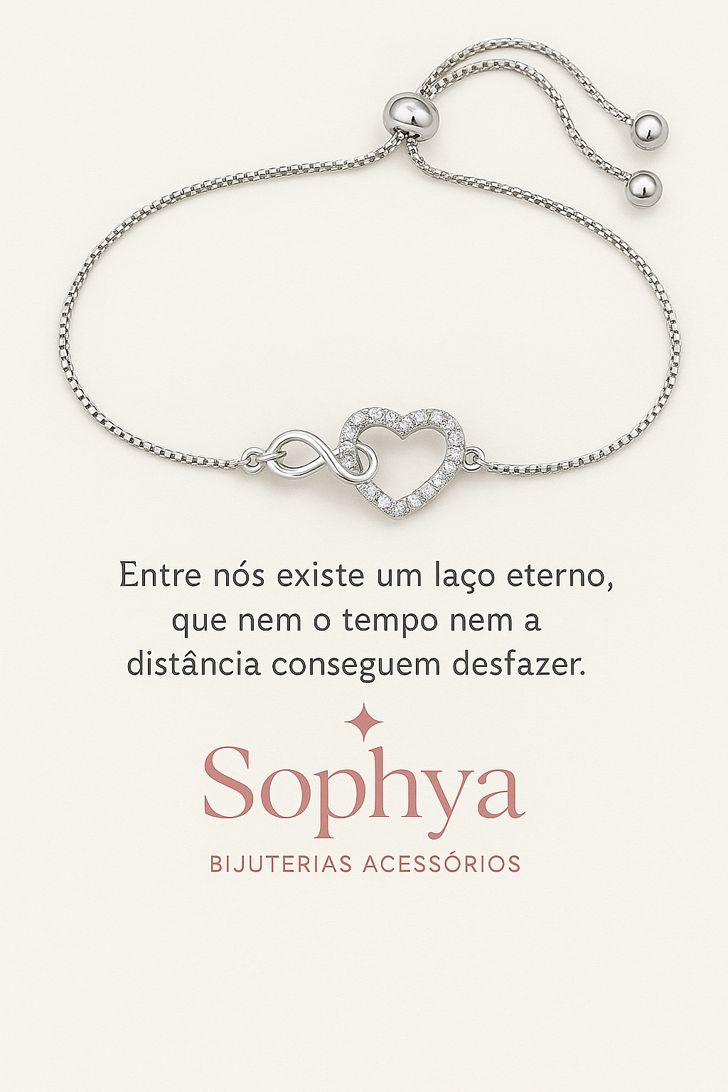 Entre nós existe um laço eterno,
que nem o tempo nem a distância conseguem desfazer.