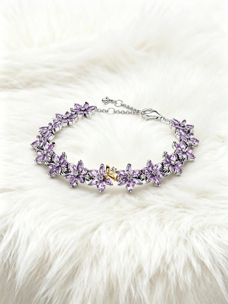 Pulseira Bridgerton Herbário e Tênis de Abelha em Prata de Lei