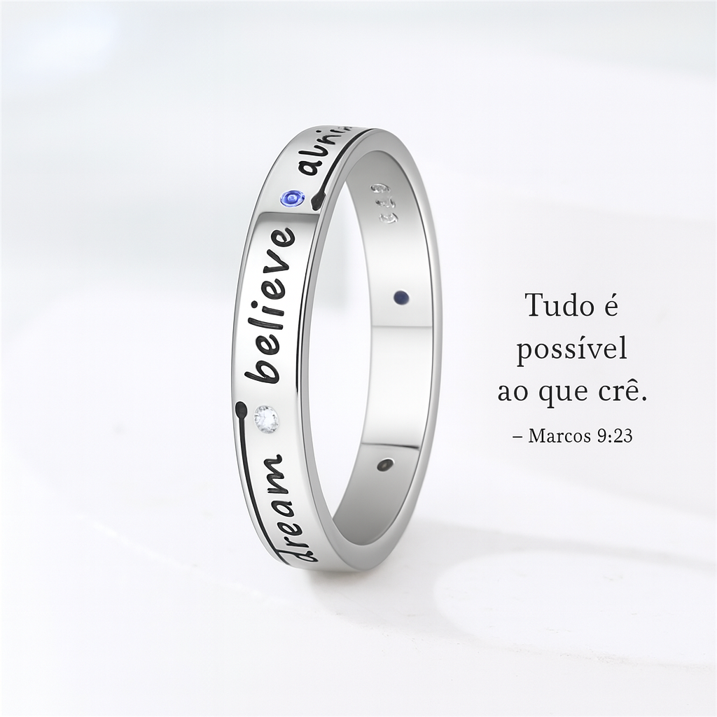 Anel Fé que Move Sonhos